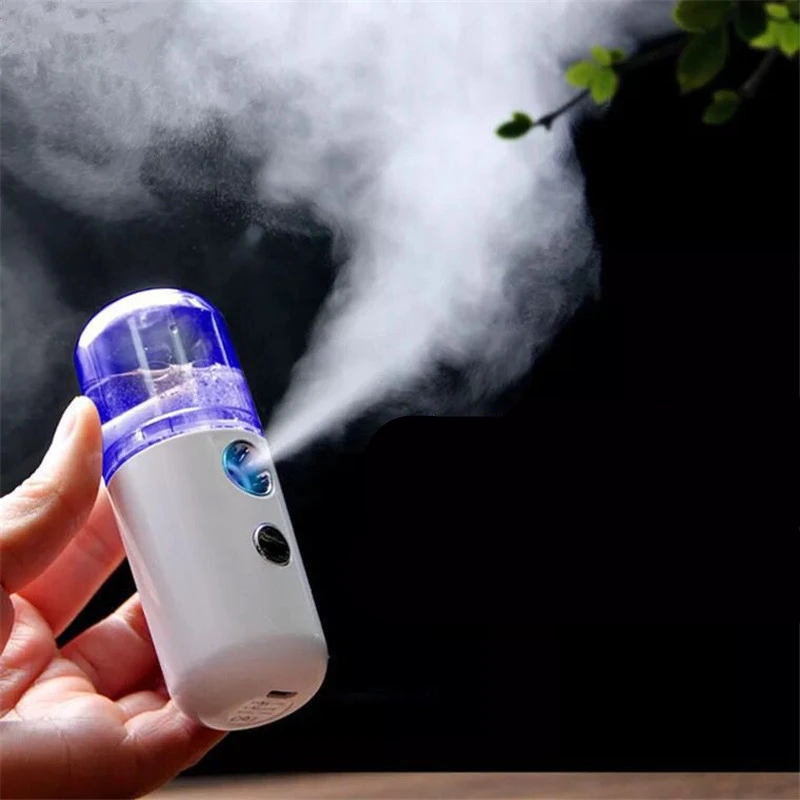 30Ml Mini Humidifier Portable Rechargeable Small Wireless Nano Personal Face Sprayer Cool Mist Maker Fogger Humidifier